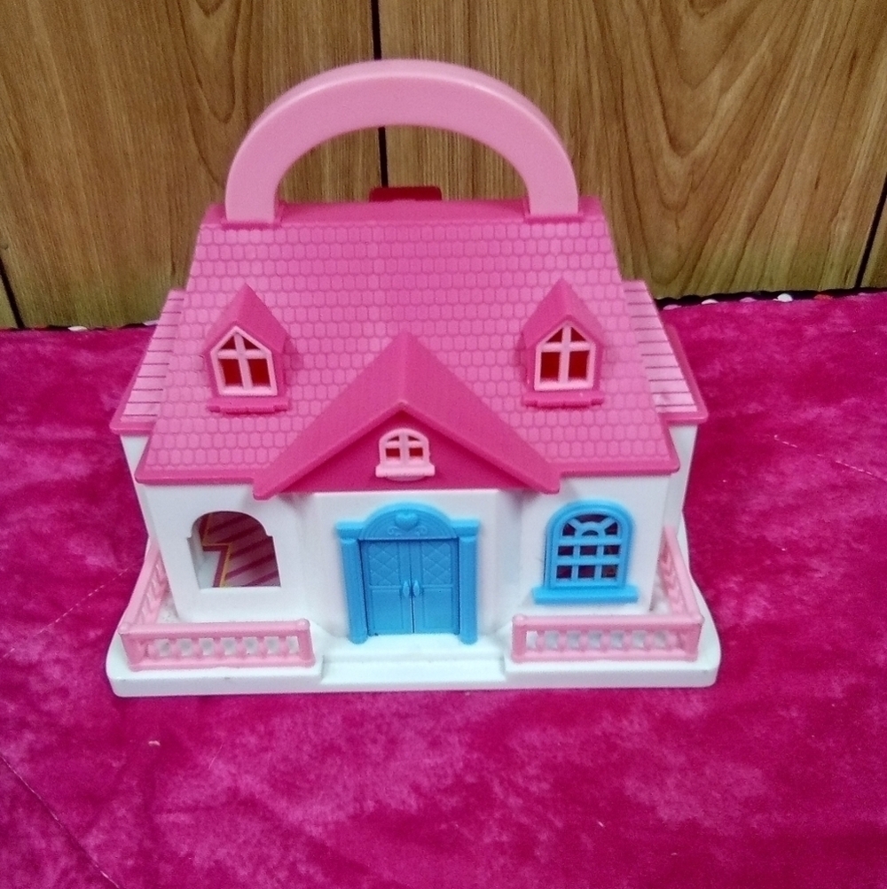 Vintage Polly Pocket KO Folding Dollhouse Doll House